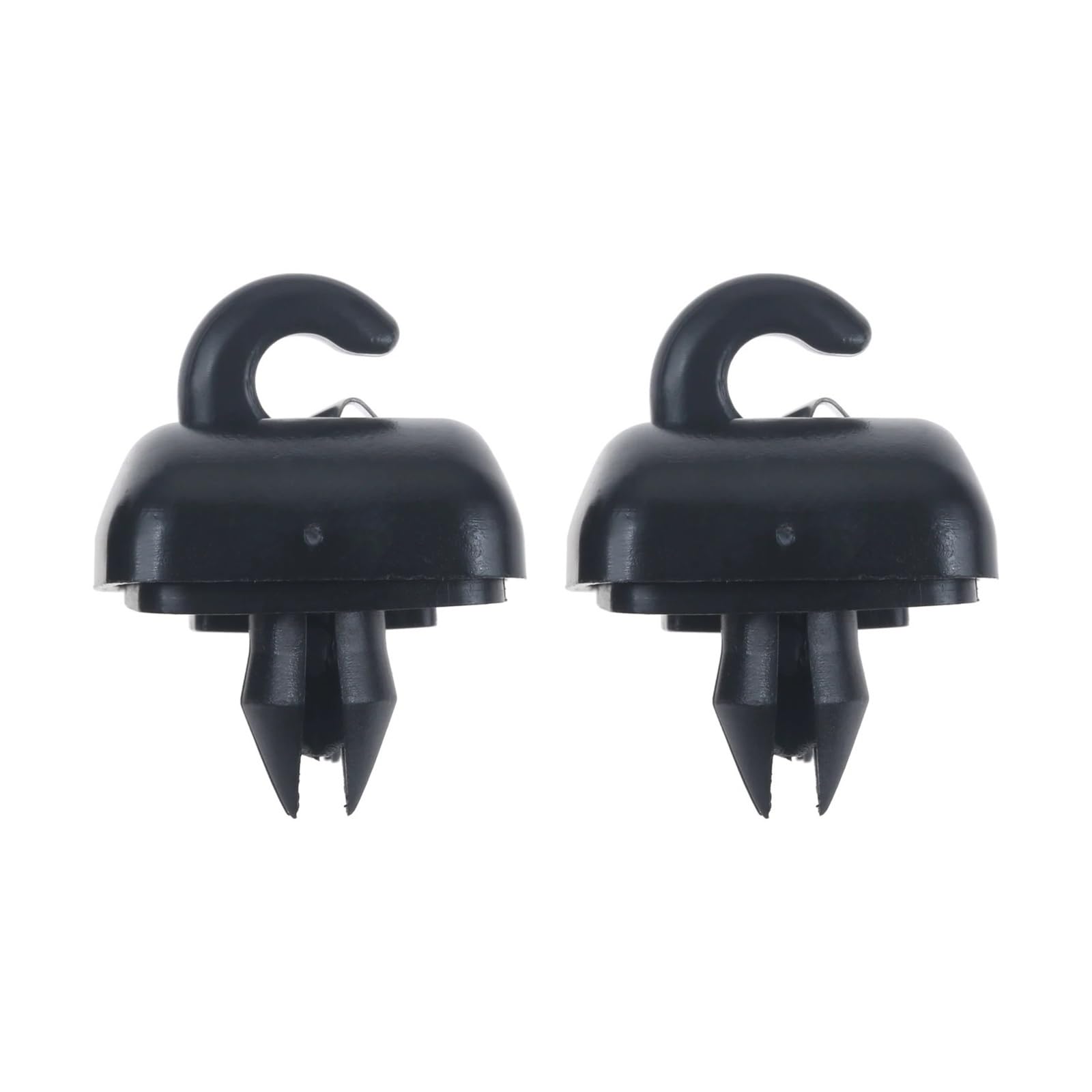 ZHINUAN 2 Teile/los Auto Sonnenblende Haken Clips Aufhänger Halter Schnalle Halterung Halter, Passend for A1, A3 A5 Q3 Q5 S4 S5 TT RS3 Zubehörclip für Sonnenblende(Black) von ZHINUAN