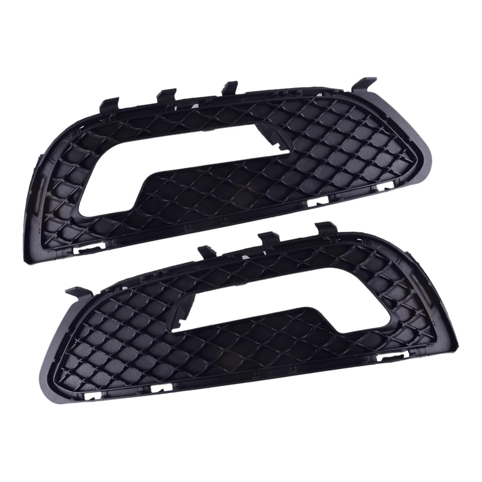 ZHINUAN 2 teile/satz Auto Front Nebel Licht Kühlergrill Abdeckung Fit for Mercedes Benz E Klasse W212 2009-2013 Schwarz A2128851323 A2128851423 Stoßstange Kühlergrill für Nebelscheinwerfer von ZHINUAN