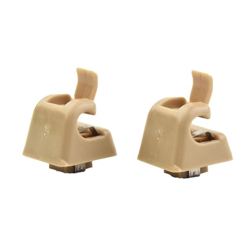 ZHINUAN 2PCS Auto Sonnenblende Snap Sonnenblende Schnalle, Passend for W123, W124 W126 W140 W201 12681000127101 Visier Haken Clips Halterung Zubehörclip für Sonnenblende von ZHINUAN