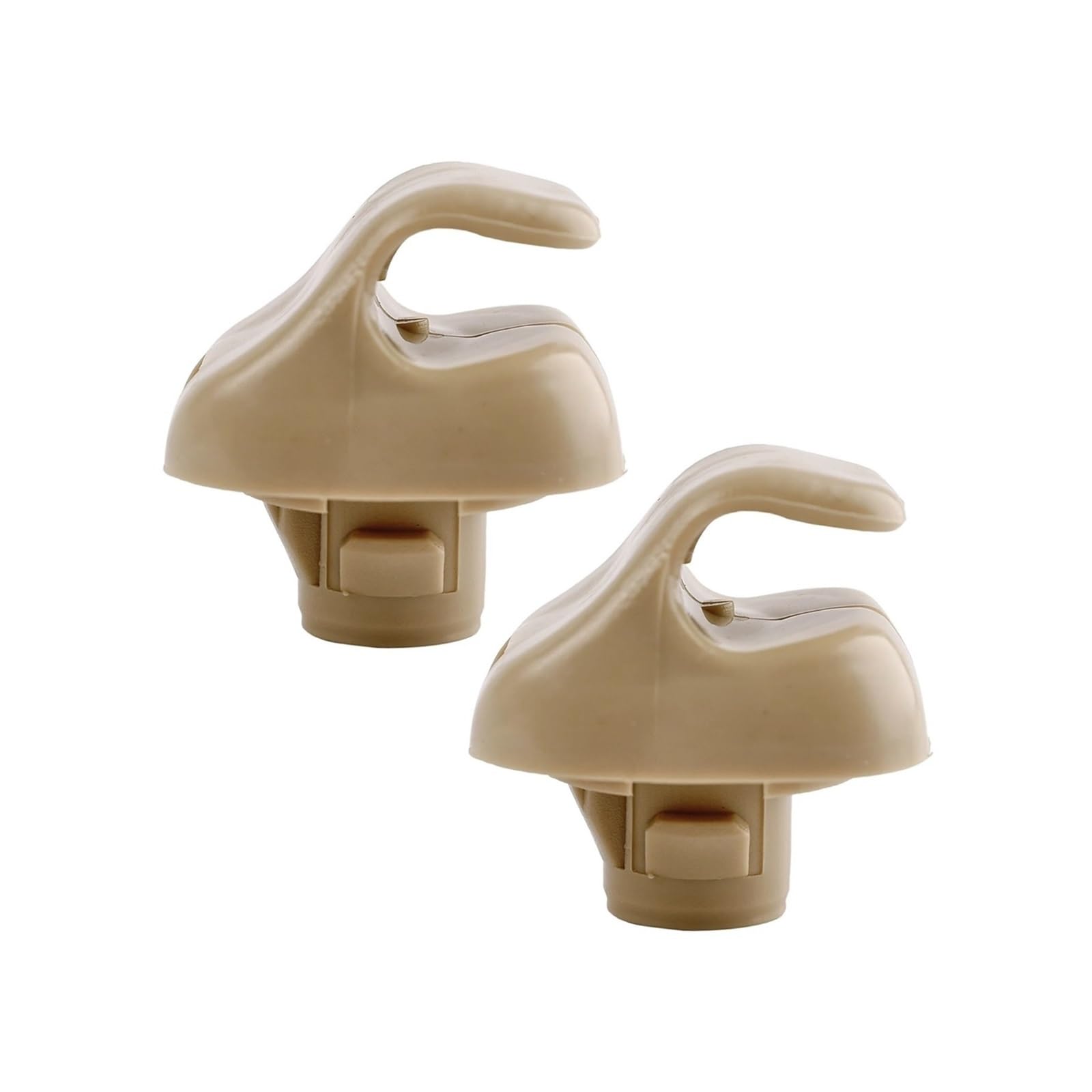 ZHINUAN 2x G Auto Sonnenblende Clips Halter Aufbewahrungshaken, passend for Accord, Odyssey CR-V Civic Element 88217S01A01ZA 88217-S04-003ZA Zubehörclip für Sonnenblende(Beige) von ZHINUAN