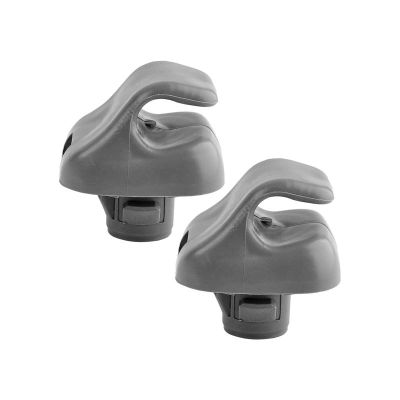 ZHINUAN 2x G Auto Sonnenblende Clips Halter Aufbewahrungshaken, passend for Accord, Odyssey CR-V Civic Element 88217S01A01ZA 88217-S04-003ZA Zubehörclip für Sonnenblende(Gray) von ZHINUAN