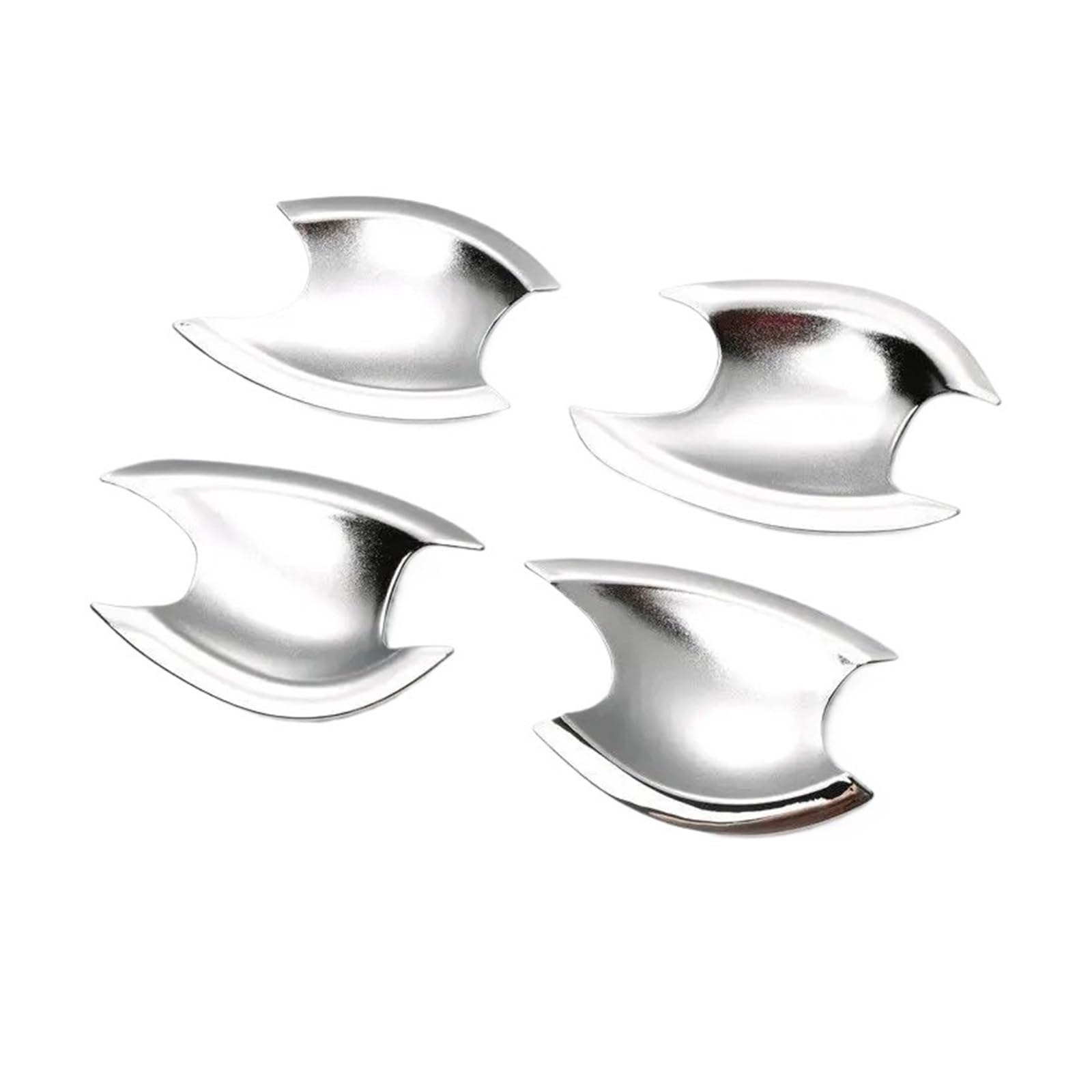 ZHINUAN Aufkleber for Autotürgriffabdeckung, passend for Hyundai Elantra, 2012–2016, Chrom-Türgriffschalen-Zierleiste, Autozubehör Außentürgriffabdeckung(Bowl) von ZHINUAN