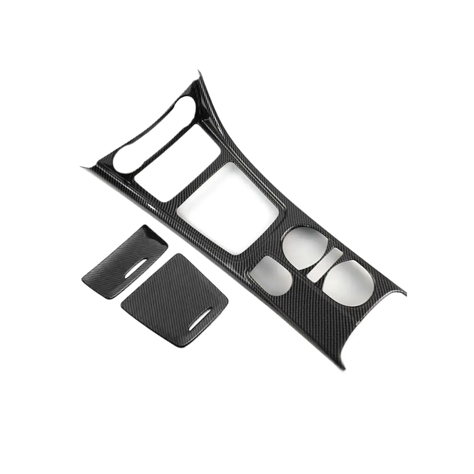 ZHINUAN Aufkleber for Wasserbecherhalter-Abdeckung, passend for Mercedes, Benz GLA CLA A-Klasse W176 C117 X156 2013–2018, LHD, Auto-Mittelkonsole, Schalttafel Getränkehalter Dekorleiste von ZHINUAN