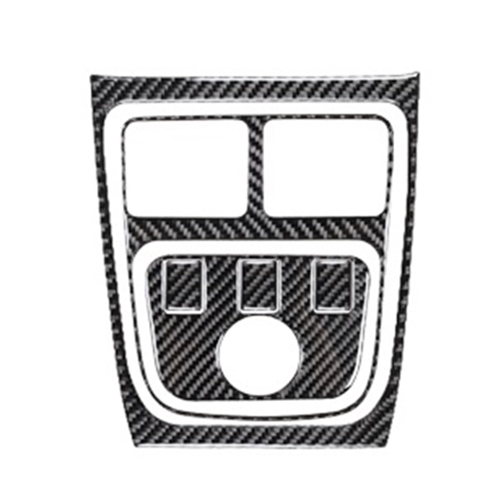 ZHINUAN Aufkleber for die hintere Lüftungsblende der Mittelkonsole, passend for Dodge, Charger 2015–2022, Kohlefaser-Auto-USB-Knopf Aufkleber zur Entfeuchtung der Lüftungsschlitze im(O7) von ZHINUAN