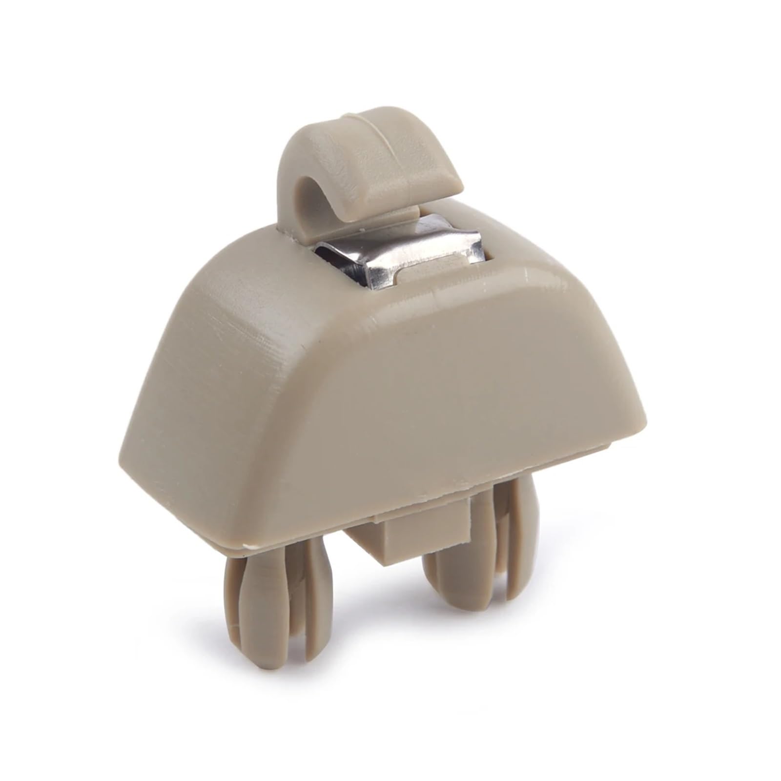 ZHINUAN Auto-Innensonnenblenden-Hakenclip, passend for VW, passend for Passat, Polo Up Skoda Rapid 2012 2013 2014 2015 6R0857561Y20 Zubehörclip für Sonnenblende(Beige) von ZHINUAN