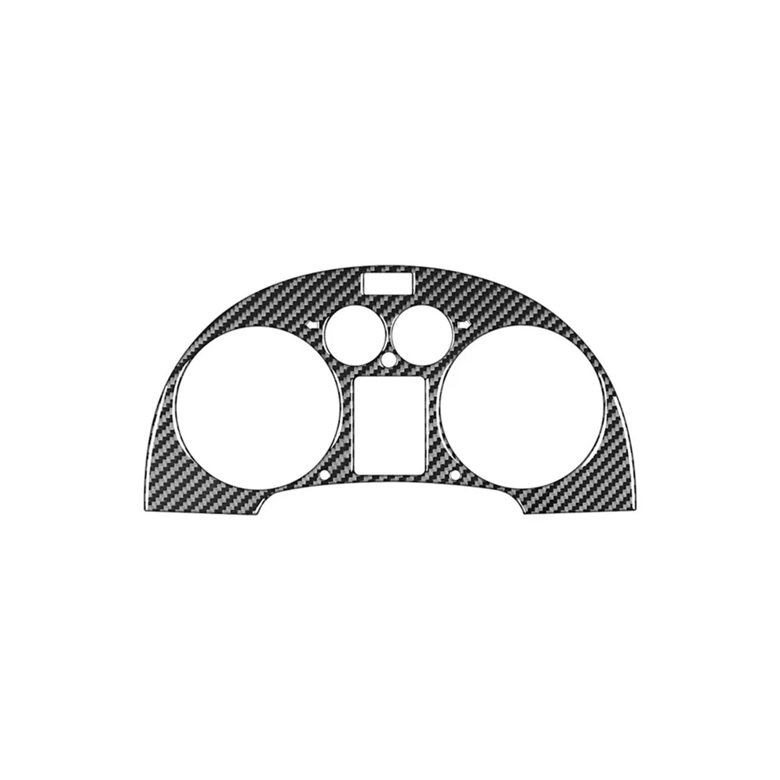 ZHINUAN Auto-Instrumententafel-Aufkleber, passend for TT, 2001–2006, Auto-Armaturenbrett-Zubehör, Bildschirmrahmen-Zierabdeckung, Dekoration Aufkleber für die Tachoverkleidung von Fahrzeugen von ZHINUAN