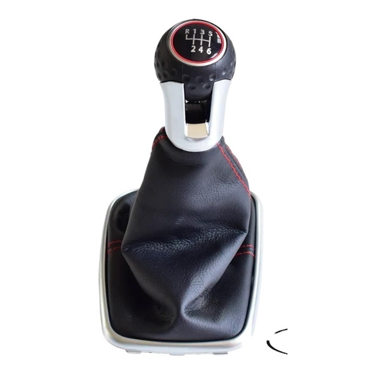 ZHINUAN Auto-Schalthebel-Schaltknauf-Abdeckung, passend for VW, passend for Bora MK4, Golf 4, Jetta 4, 1998–2004, MT 5/6-Gang-Auto-Styling-Hebel, Handball-Gamasche Schaltsackabdeckung(6 Speed) von ZHINUAN