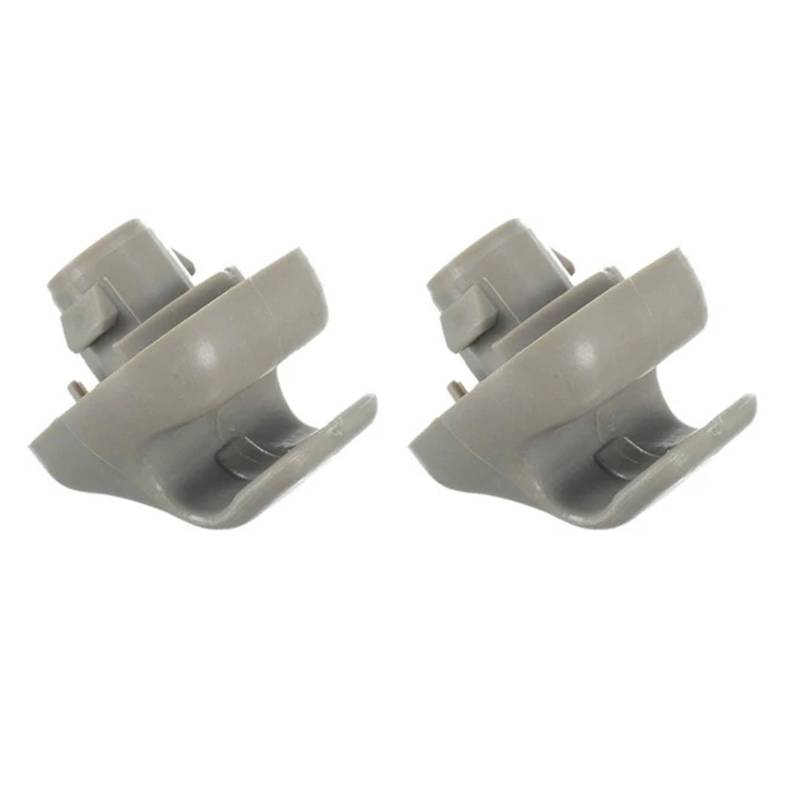 ZHINUAN Auto-Sonnenblenden-Haken, Sonnenblenden-Clip-Halter, passend for Accord, Odyssey CR-V Civic 88217-S04-003ZA 88217S01A01ZA Element Zubehörclip für Sonnenblende(2pcs gray) von ZHINUAN