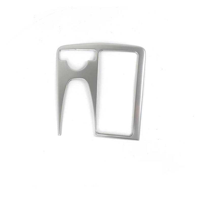 ZHINUAN Mittelkonsolen-Wasserbecherhalter-Abdeckungs-Aufkleber, passend for Mercedes, Benz E-Klasse Coupe W207 C207 2009–2013, Edelstahl-Rahmendekoration Getränkehalter Dekorleiste(Silver) von ZHINUAN