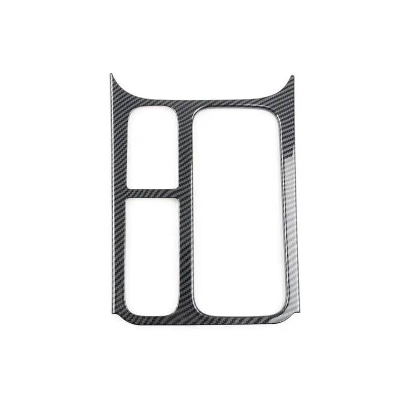 ZHINUAN Wasserbecherhalter-Panel-Zieraufkleber, passend for VW, passend for Tiguan, MK1 2008–2015, Innenzubehör, LHD-Auto-Zentralsteuerungsrahmen-Dekorationsabdeckung Getränkehalter Dekorleiste(Carbon von ZHINUAN