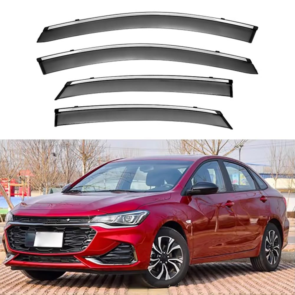 4 Stück Auto Fenster Visier Regenschutz Windabweiser für Chevrolet Monza 2019 2020 2021 2022, Regen Windabweiser Protection Exterieur Zubehör von ZHMWT