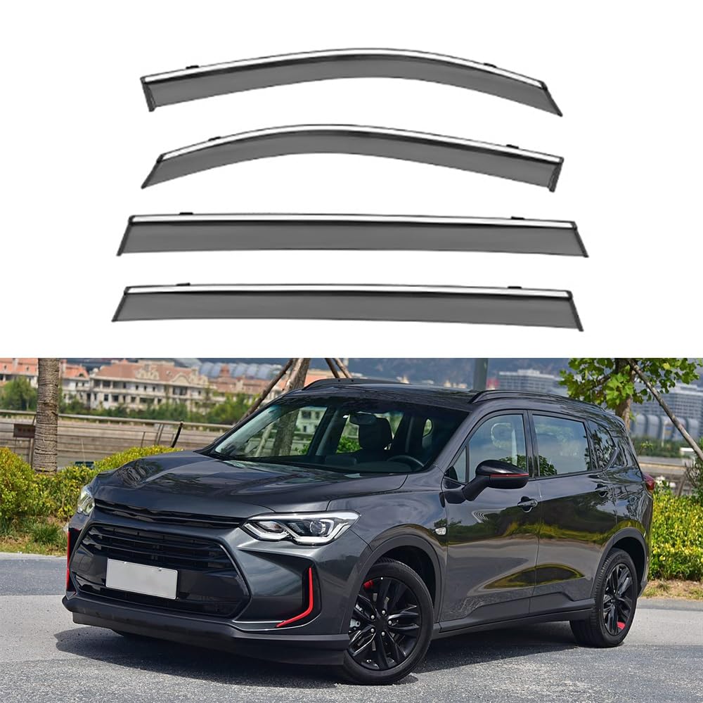 4 Stück Auto Fenster Visier Regenschutz Windabweiser für Chevrolet Orlando 2018 2019 2020, Regen Windabweiser Protection Exterieur Zubehör von ZHMWT