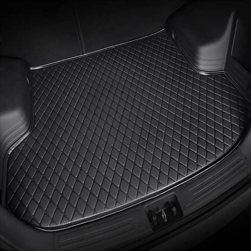 Leder Kofferraummatten für Land Rover Discovery Sport 7 Sitze 2020-2023 Hintere Kofferraum Cargo Liner Matte Wasserdich Kratzfest rutschfest Interieur Zubehör,Black von ZHMWT