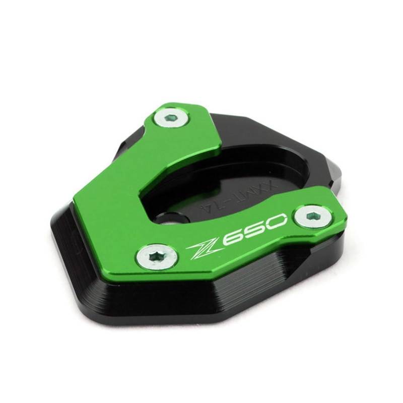 Ständer Teile für Ständer Motorrad CNC Kickstand Fuß Seitenständer Verlängerung Pad Stützplatte Für Kawasaki Z650 Z900 Z900RS Z 650 900 2017-2023 von ZHNRHJUE