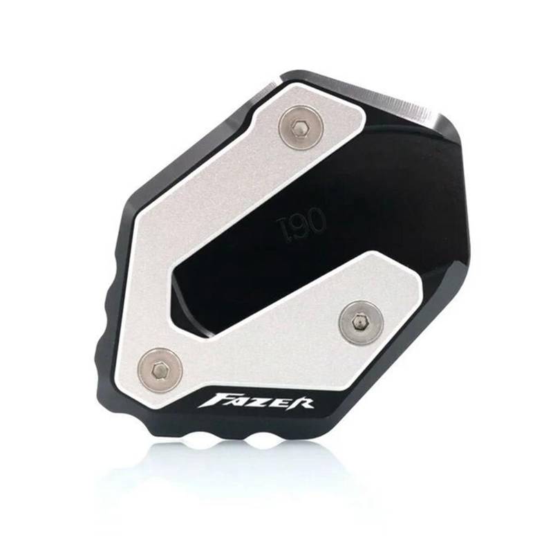 Ständer Teile für Ständer Motorrad CNC Kickstand Fuß Seitenständer Verlängerung Pad Stützplatte Vergrößern Für Yam&aha FZ6 FAZER FZ6R FZ6-S2 2004-2009 von ZHNRHJUE