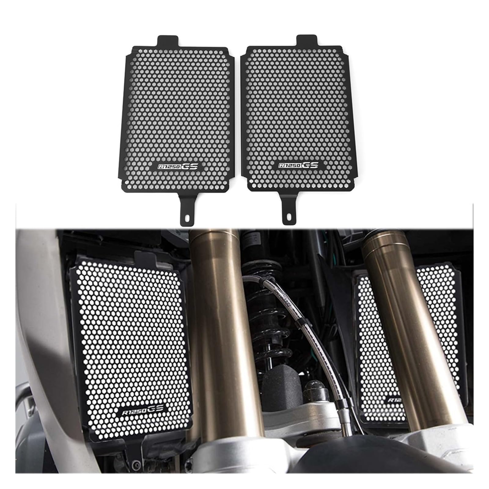 Wassertank Protector Schutzgitter 2019–2021 für BM&W R1250GS Exclusive TE R 1250 GS R1200GS Adventure Motorrad Kühlergrill Schutz Wassertank Schutzhülle Wassertank Protector Schutzgitter 2019–2021 für BM&W R1250GS Exclusive TE R 1250 GS R1200GS Adventure Motorrad Kühlergrill Schutz Wassertank Schutzhülle von ZHNRHJUE