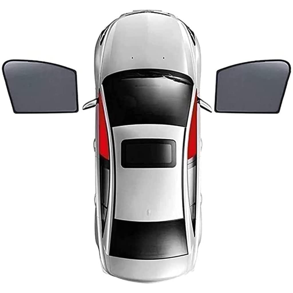 4 Stück Auto Seitenfenster Sonnenschutz, für VW UP 2015-2023 Front Heck Window Sun Shade Visor Uv Schutz Faltbare Sonnenblende Schutzabdeckung Zubehör,2pcsfront von ZHOUFUDA