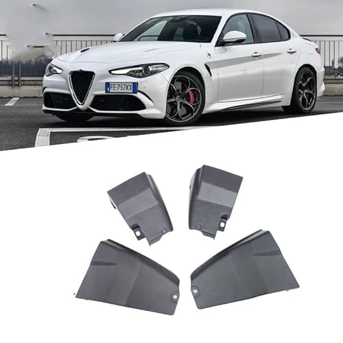 4 Stücke Auto Schmutzfänger Spritzschutz für Alfa Romeo Giulia 2017-2021, Auto Spritzschutz Kotflügel Vorne und Hinten, Auto Rad Schutz Schlamm Fender von ZHOUFUDA