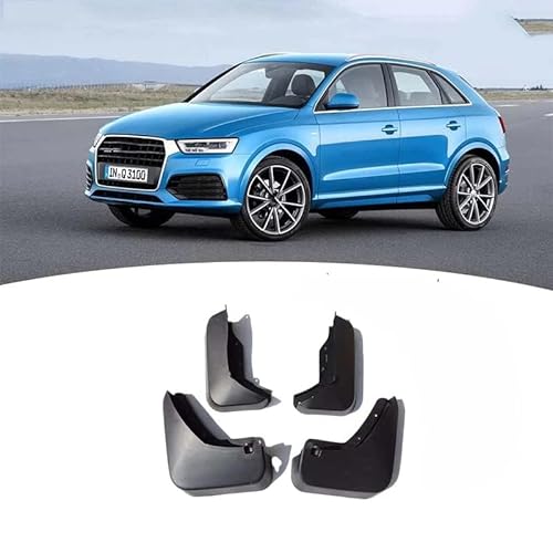 4 Stücke Auto Schmutzfänger Spritzschutz für Audi Q3 2011-2020, Auto Spritzschutz Kotflügel Vorne und Hinten, Auto Rad Schutz Schlamm Fender,A/2016-2018 von ZHOUFUDA