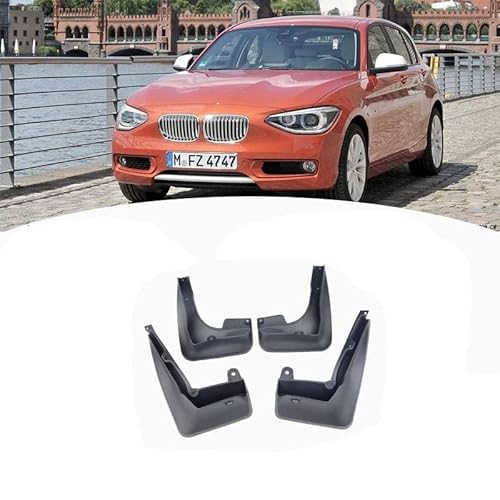 4 Stücke Auto Schmutzfänger Spritzschutz für BMW 1 Series E81 E87 F20 F21 F40 2006-2022, Auto Spritzschutz Kotflügel Vorne und Hinten, Auto Rad Schutz Schlamm Fender,A/E81/E87/2006-2011 von ZHOUFUDA