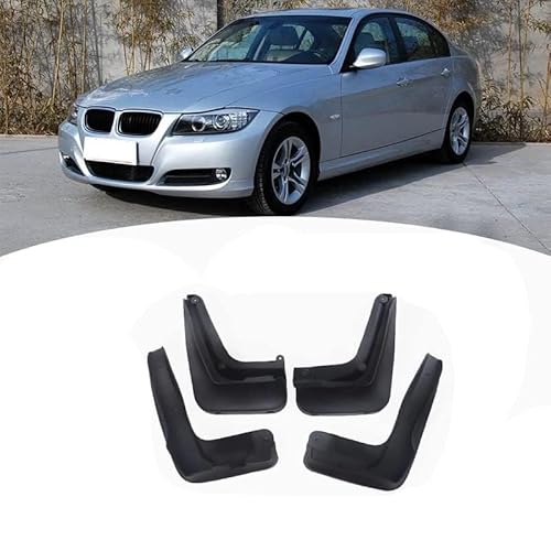 4 Stücke Auto Schmutzfänger Spritzschutz für BMW 3 Series E90 E91 E92 F30 F31 G20 2008-2022, Auto Spritzschutz Kotflügel Vorne und Hinten, Auto Rad Schutz Schlamm Fender,A/2008-2011 von ZHOUFUDA