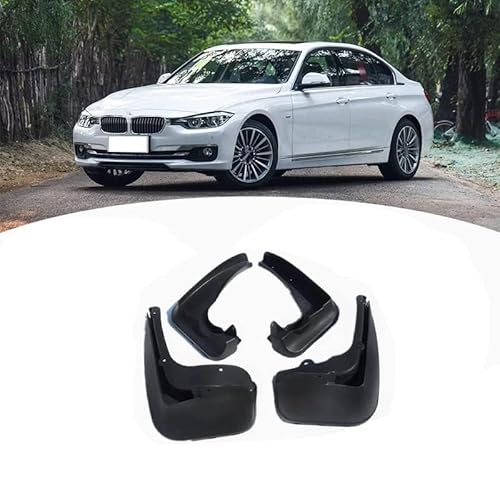 4 Stücke Auto Schmutzfänger Spritzschutz für BMW 3 Series E90 E91 E92 F30 F31 G20 2008-2022, Auto Spritzschutz Kotflügel Vorne und Hinten, Auto Rad Schutz Schlamm Fender,A/2012-2018 von ZHOUFUDA