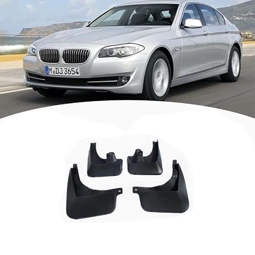 4 Stücke Auto Schmutzfänger Spritzschutz für BMW 5 Series E60 E61 F10 F11 G30 G31 2006-2022, Auto Spritzschutz Kotflügel Vorne und Hinten, Auto Rad Schutz Schlamm Fender,A/2011-2016 von ZHOUFUDA