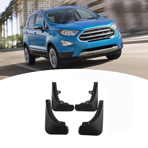 4 Stücke Auto Schmutzfänger Spritzschutz für Ford Ecosport 2012-2020, Auto Spritzschutz Kotflügel Vorne und Hinten, Auto Rad Schutz Schlamm Fender,A/2017-2020 von ZHOUFUDA