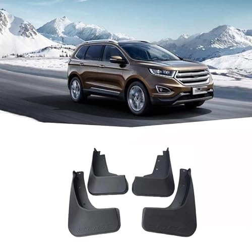 4 Stücke Auto Schmutzfänger Spritzschutz für Ford Edge 2013-2021, Auto Spritzschutz Kotflügel Vorne und Hinten, Auto Rad Schutz Schlamm Fender,A/2015-2018 von ZHOUFUDA