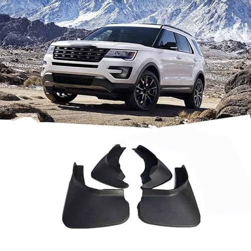 4 Stücke Auto Schmutzfänger Spritzschutz für Ford Explorer 2011-2023, Auto Spritzschutz Kotflügel Vorne und Hinten, Auto Rad Schutz Schlamm Fender,A/2011-2019 von ZHOUFUDA