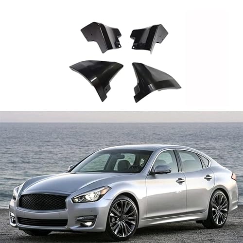 4 Stücke Auto Schmutzfänger Spritzschutz für Infiniti M25 M35h M37 Q70 Q70L 2011-2019, Auto Spritzschutz Kotflügel Vorne und Hinten, Auto Rad Schutz Schlamm Fender,A/Q70/Q70l von ZHOUFUDA