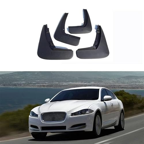 4 Stücke Auto Schmutzfänger Spritzschutz für Jaguar XF XF Sport 2009-2022, Auto Spritzschutz Kotflügel Vorne und Hinten, Auto Rad Schutz Schlamm Fender,A/2009-2015 von ZHOUFUDA