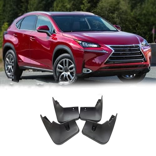 4 Stücke Auto Schmutzfänger Spritzschutz für Lexus NX NX200T NX300H 2014-2016, Auto Spritzschutz Kotflügel Vorne und Hinten, Auto Rad Schutz Schlamm Fender von ZHOUFUDA