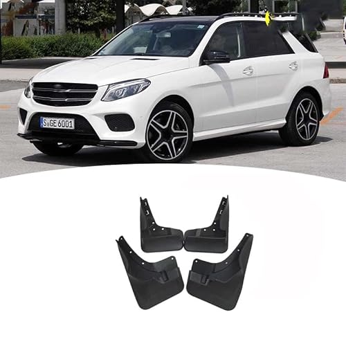 4 Stücke Auto Schmutzfänger Spritzschutz für Mercedes Benz GLE/GLE-Coupe W166 W167 2015-2022, Auto Spritzschutz Kotflügel Vorne und Hinten, Auto Rad Schutz Schlamm Fender von ZHOUFUDA