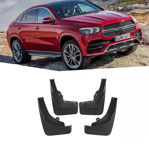 4 Stücke Auto Schmutzfänger Spritzschutz für Mercedes Benz GLE/GLE-Coupe W166 W167 2015-2022, Auto Spritzschutz Kotflügel Vorne und Hinten, Auto Rad Schutz Schlamm Fender von ZHOUFUDA