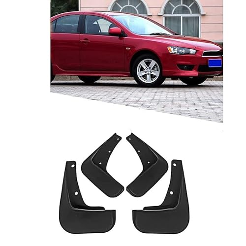 4 Stücke Auto Schmutzfänger Spritzschutz für Mitsubishi Lancer EX/Lancer EX Sport 2010-2016, Auto Spritzschutz Kotflügel Vorne und Hinten, Auto Rad Schutz Schlamm Fender,A/Ex-Sport von ZHOUFUDA