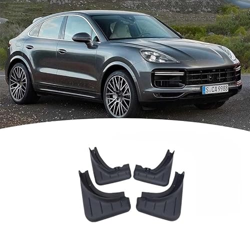 4 Stücke Auto Schmutzfänger Spritzschutz für Pors-Che Cayenne 2007-2020, Auto Spritzschutz Kotflügel Vorne und Hinten, Auto Rad Schutz Schlamm Fender,A/2018-2020 von ZHOUFUDA