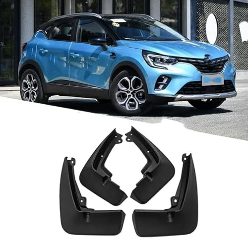 4 Stücke Auto Schmutzfänger Spritzschutz für Renault Captur 2013-2022, Auto Spritzschutz Kotflügel Vorne und Hinten, Auto Rad Schutz Schlamm Fender,A/2019-2022 von ZHOUFUDA