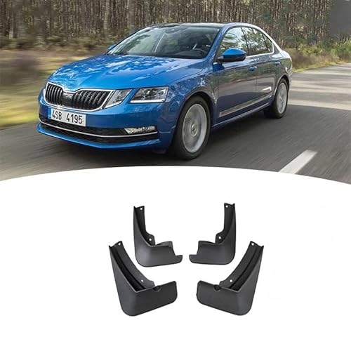 4 Stücke Auto Schmutzfänger Spritzschutz für Skoda Octavia 2004-2020, Auto Spritzschutz Kotflügel Vorne und Hinten, Auto Rad Schutz Schlamm Fender,A/2017-2020 von ZHOUFUDA