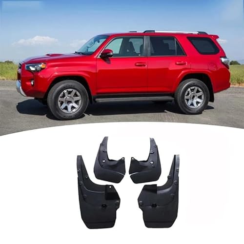 4 Stücke Auto Schmutzfänger Spritzschutz für Toyota 4Runner 2003-2020, Auto Spritzschutz Kotflügel Vorne und Hinten, Auto Rad Schutz Schlamm Fender,A/2010-2017 von ZHOUFUDA