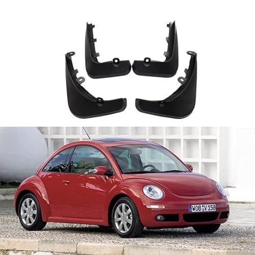 4 Stücke Auto Schmutzfänger Spritzschutz für VW Beetle 2005-2019, Auto Spritzschutz Kotflügel Vorne und Hinten, Auto Rad Schutz Schlamm Fender,A/2005-2011 von ZHOUFUDA