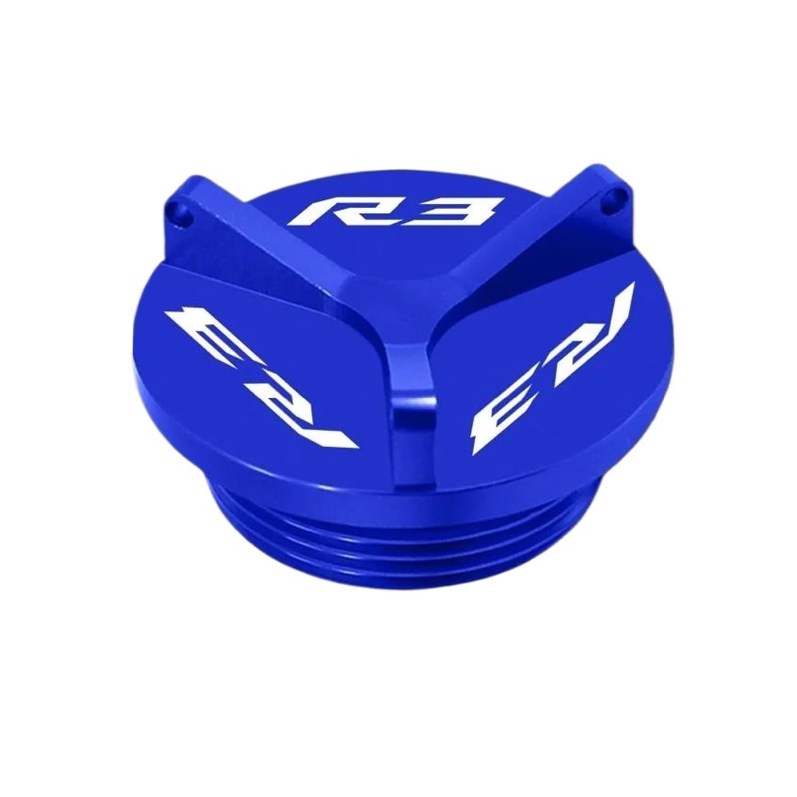 Aluminium Motorsteckerkappe Ölfilter Schutzabdeckung Für YZF-R3 YZF R3 2015-2023 Motorradzubehör(Blue) von ZHSBAG