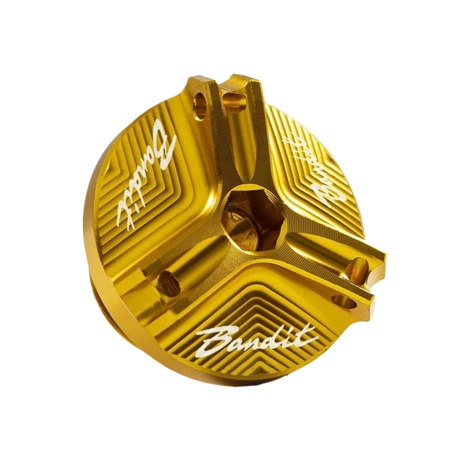 CNC Aluminium Für SUZUKI Bandit 400 600 650 1200 1250 1250S Motorrad Motoröl Kappe Bolzen Tankdeckel Zubehör(Gold) von ZHSBAG