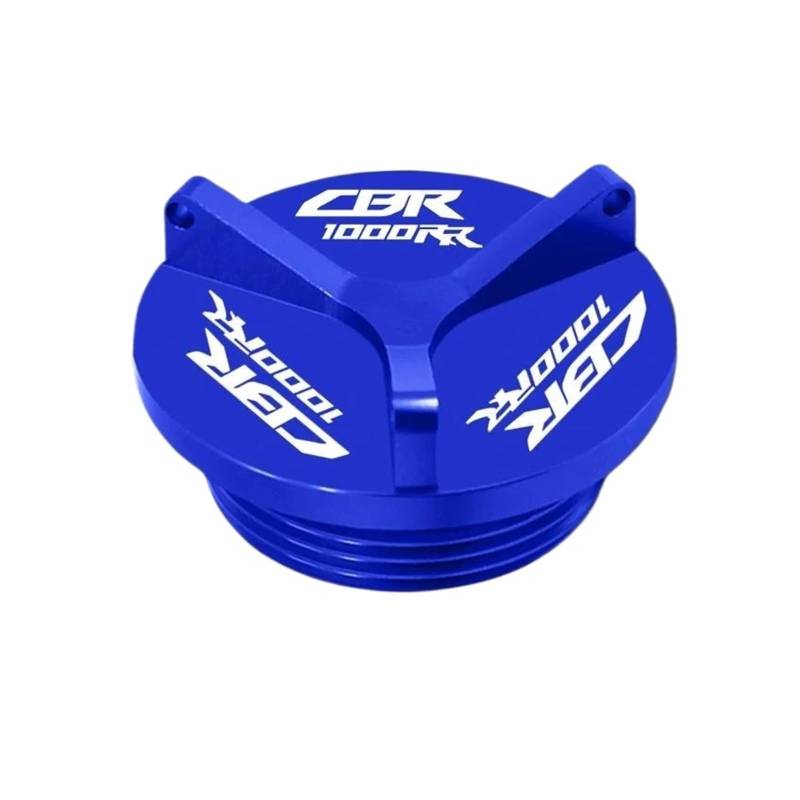 Für CBR1000RR 2008-2024 CBR 1000RR 1000RR-R SP Motorrad Motoröl Tasse Abdeckung Öl Füllstoff Ablauf Stecker Sump Mutter Kappe(CBR1000RR Blue) von ZHSBAG