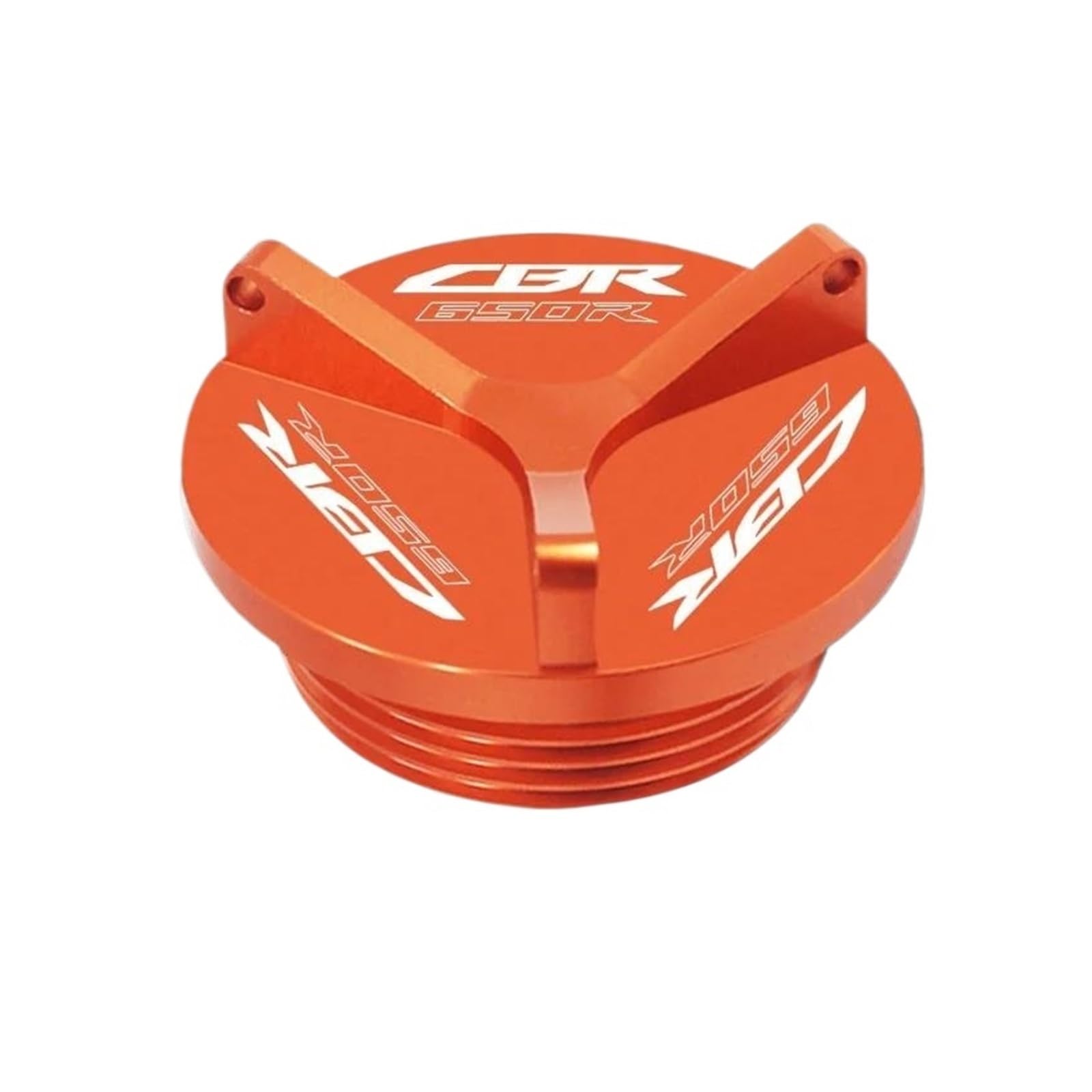 Für CBR650F 2013-2018 CBR650R 2019-2024 Motorrad CNC Motoröl Abdeckung Kraftstoff Einfülldeckel Schutz Cbr650r Cbr650f(CBR650R Orange) von ZHSBAG