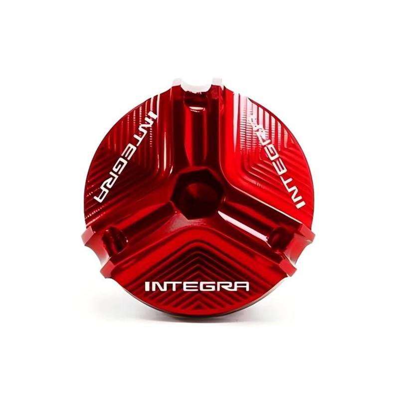 Für Integra 700 750 DCT NC750 INTEGRA Zubehör Motorrad Brems Flüssigkeit Kappe Hauptzylinder Reservoir Abdeckung(Oil filler cap-Red) von ZHSBAG