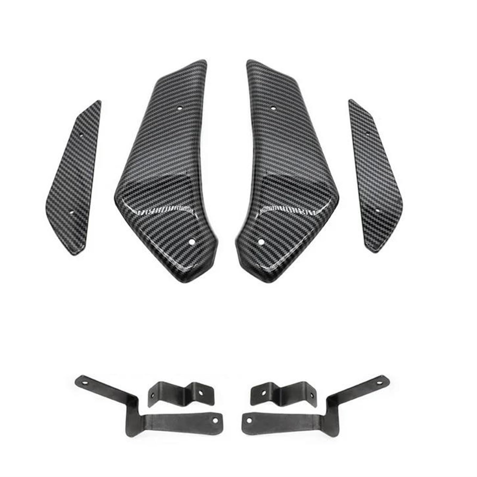 Für KAWASAKI NINJA ZX-10R ZX10R 2011-2020 Motorrad Front Spoiler Winglets Abtrieb Verkleidung Kit von ZHSBAG