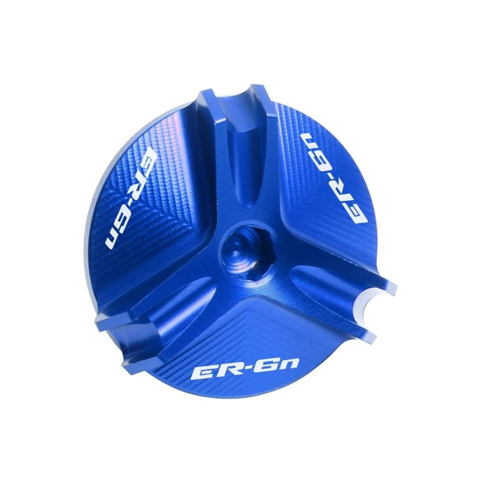 Für Kawasaki ER-6N Motorrad Motor Öl Einfülldeckel Schraube Kraftstoff Einfülldeckel Öl Stecker Abdeckung Schutz Teile Dekoration Zubehör(Blue) von ZHSBAG