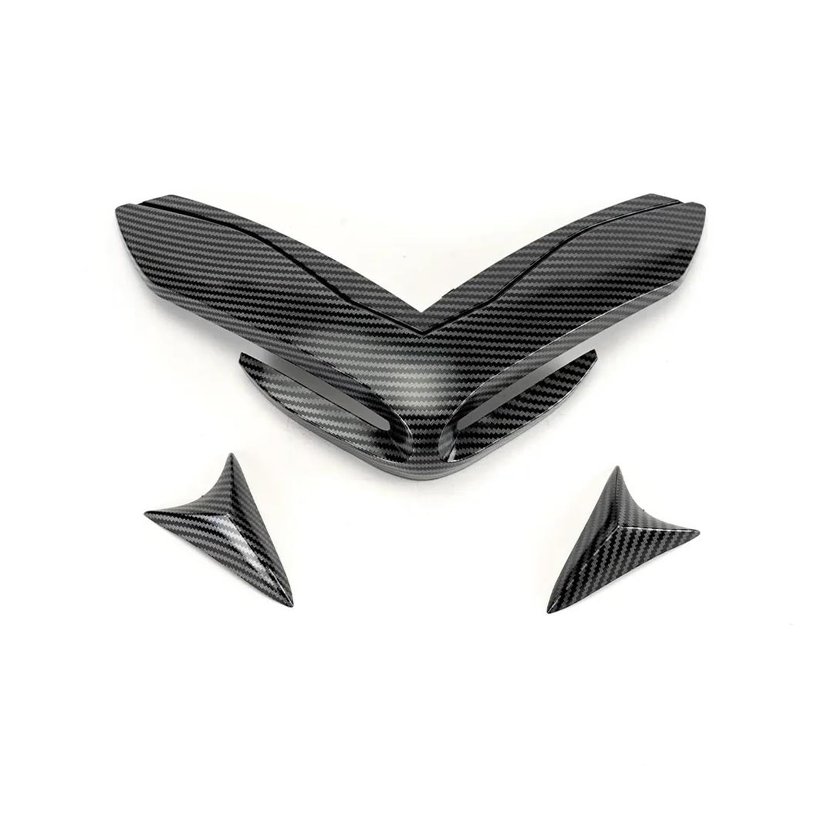 Für Kawasaki Z900 Z 900 2017-2021 Front Fender Verkleidung Aerodynamische Winglets Motorrad Extender(Black1) von ZHSBAG