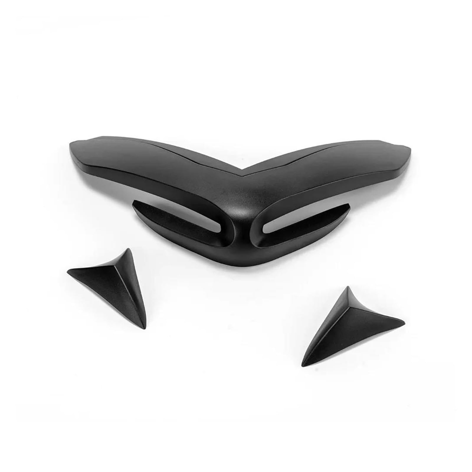 Für Kawasaki Z900 Z 900 2017-2021 Front Fender Verkleidung Aerodynamische Winglets Motorrad Extender(Schwarz) von ZHSBAG